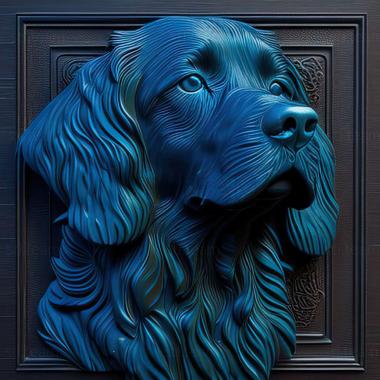 3D model Blue Picardy Spaniel dog (STL)